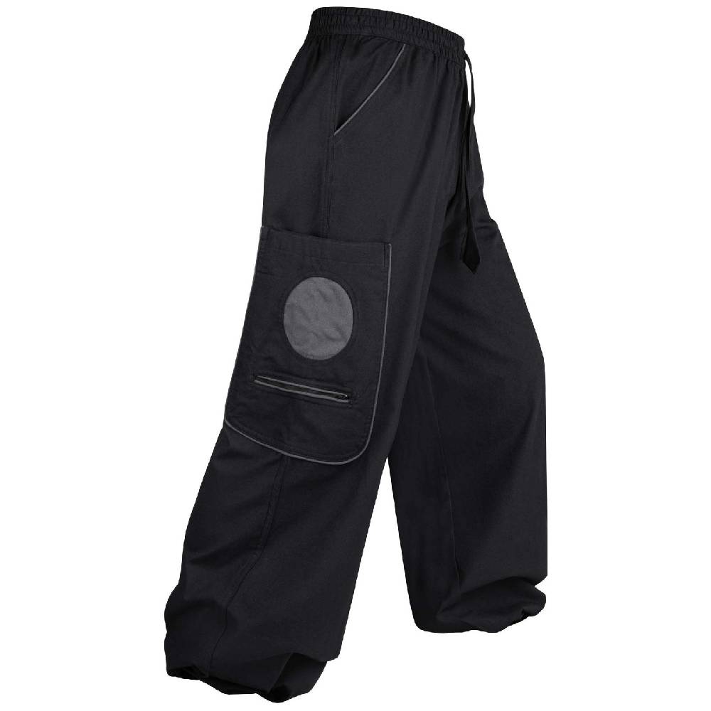 Kunst Und Magie Kunst und Magie Unisex Goa Pluderhose Pumphose Freizeithose Cargohose Baumwolle Black Friday Preise