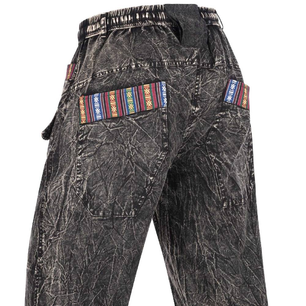 Kunst Und Magie Kurze Aladin Herren Hose 3/4 Baggy Cargo Yoga Pants Hippie Goa Baumwoll Shorts Im Verkauf