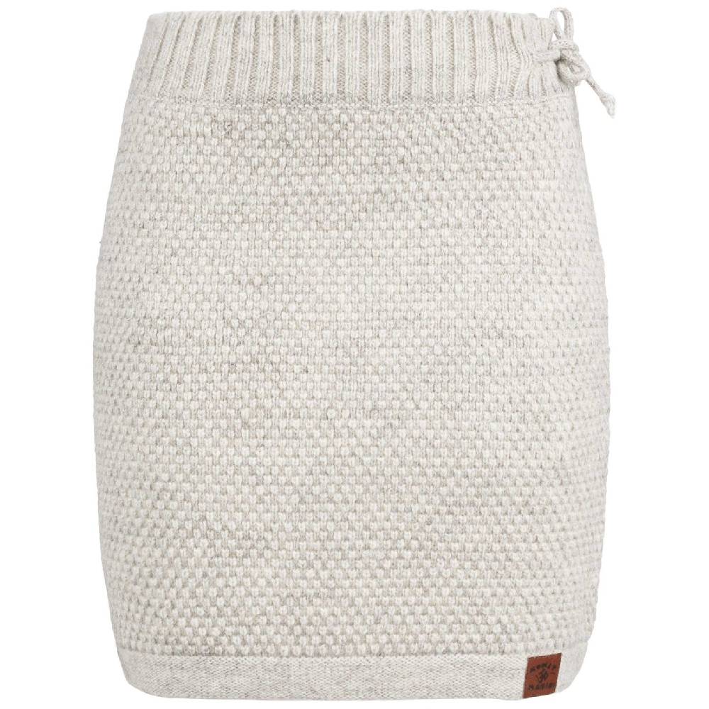 Kunst Und Magie Strickrock kurzer Winter Rock mit klassischem Waffel-Muster Wolle Boho 2025