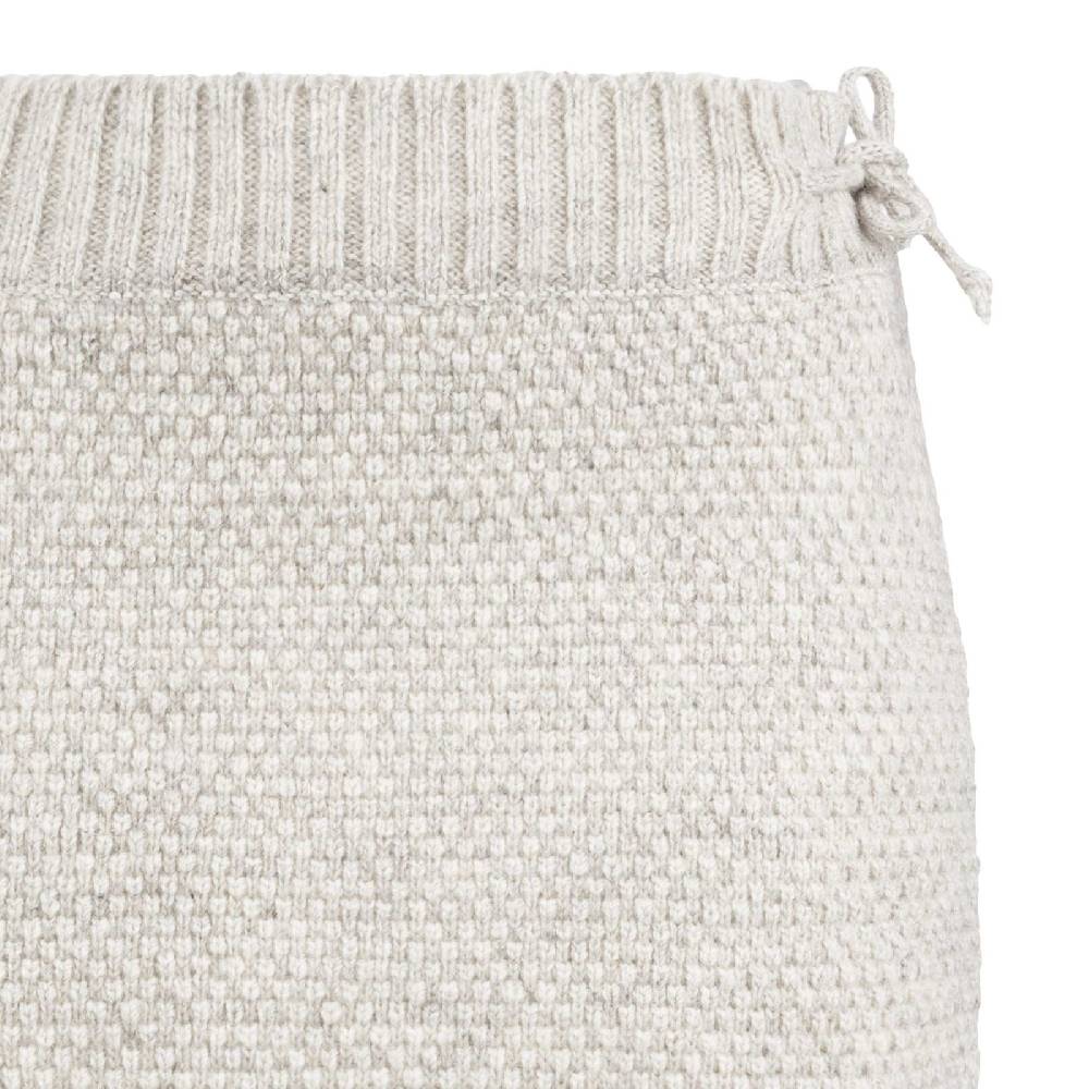 Kunst Und Magie Strickrock kurzer Winter Rock mit klassischem Waffel-Muster Wolle Boho 2025