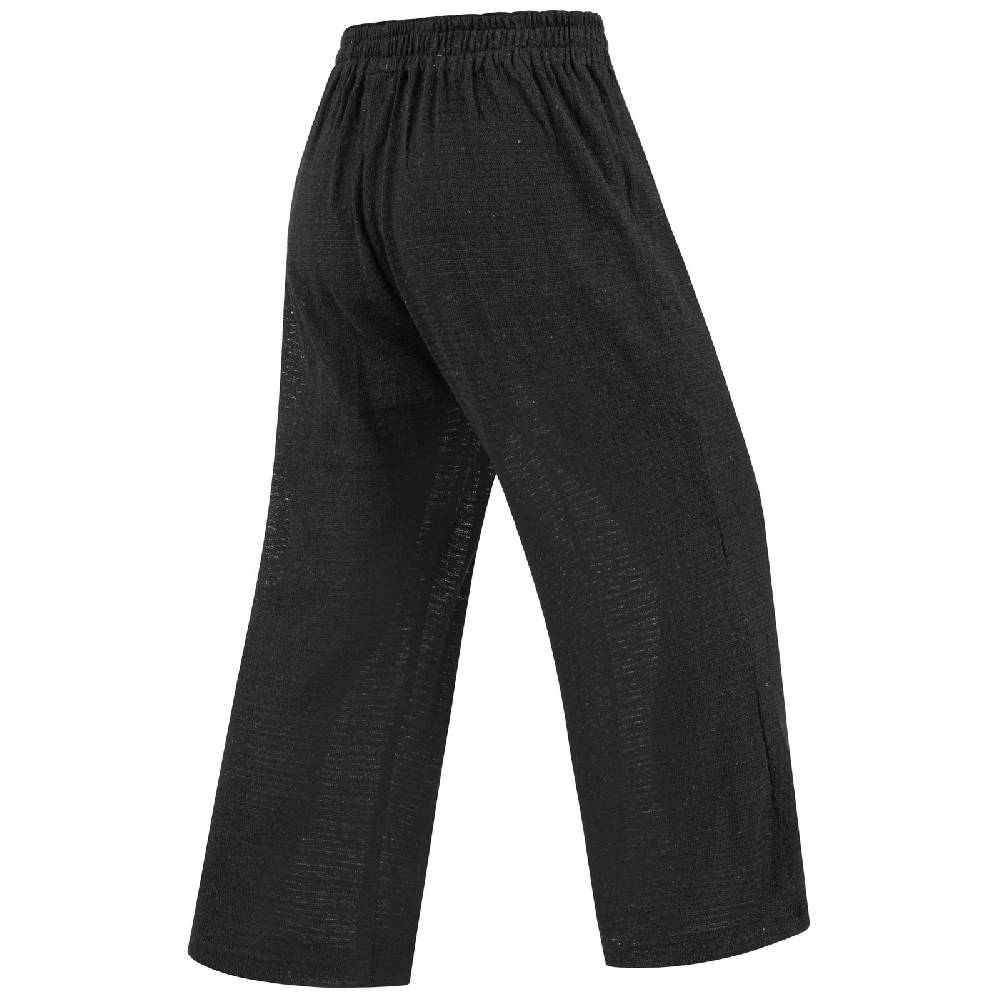 Kunst Und Magie Hose Psy Goa 70er Hippie Boho Ibiza Style Hippie Sommerhose Strick Schwarz Kostenloser Versand