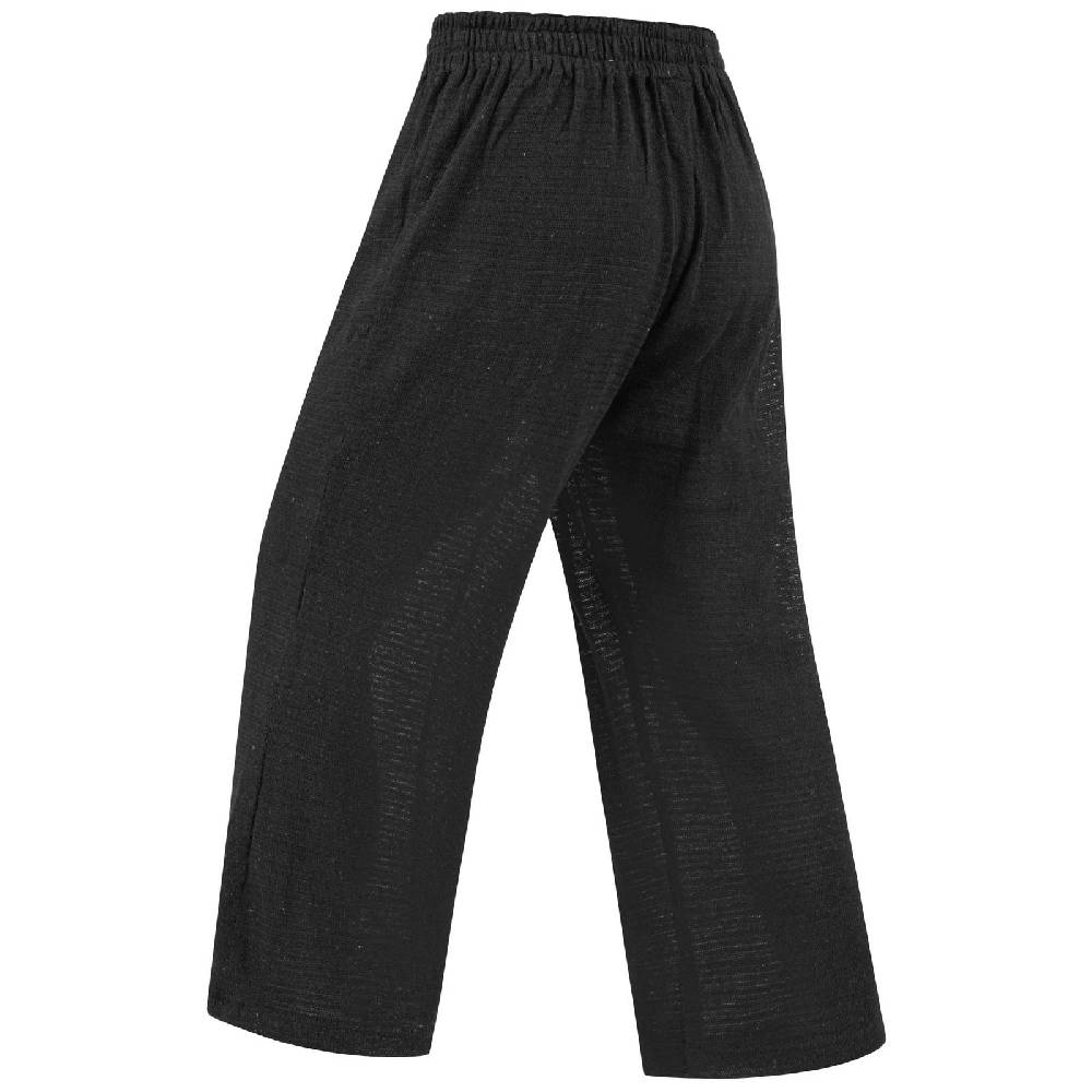 Kunst Und Magie Hose Psy Goa 70er Hippie Boho Ibiza Style Hippie Sommerhose Strick Schwarz Kostenloser Versand