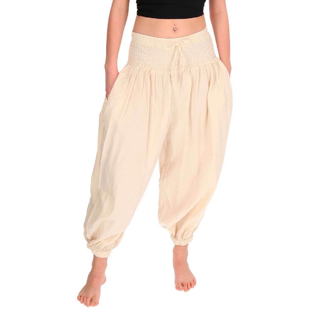 Kunst Und Magie Kunst und Magie Damen Hose Baumwoll Yoga Freizeit Haremshose Wellnesshose Pluderhose Ballonhose Flash Sale