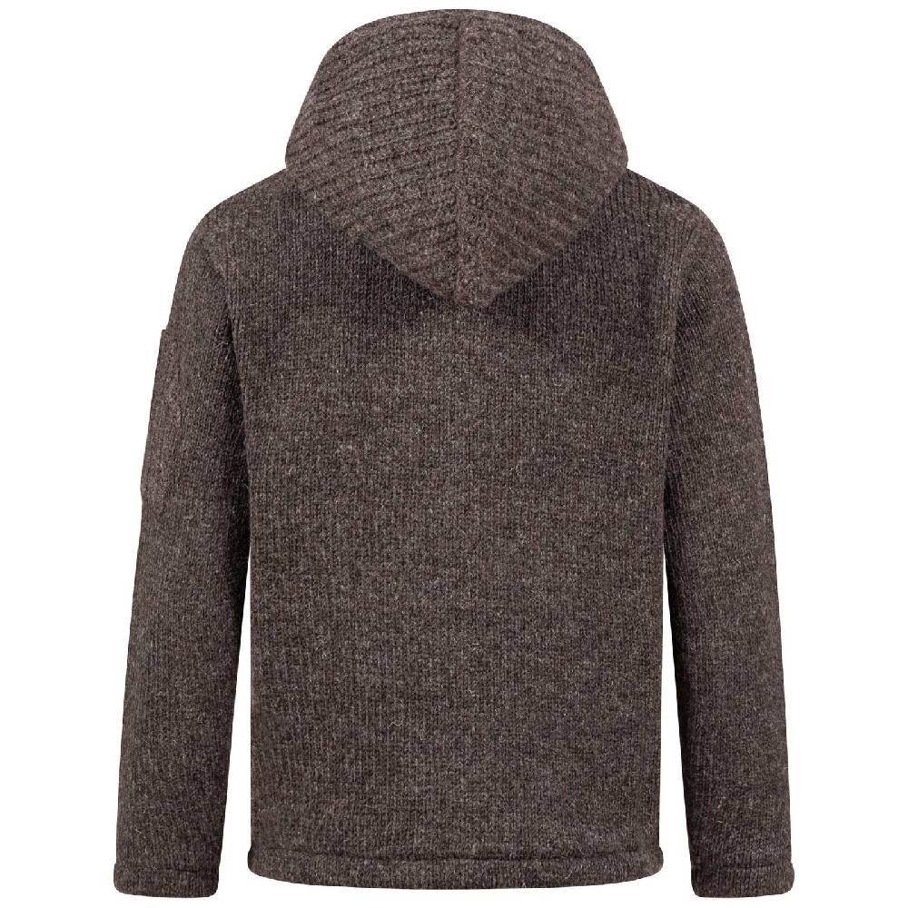 Kunst Und Magie Herren Strickjacke Schurwolle Klassich Nordisch Wolle Jacke mit Kapuze Schurwolle Heißer Verkauf