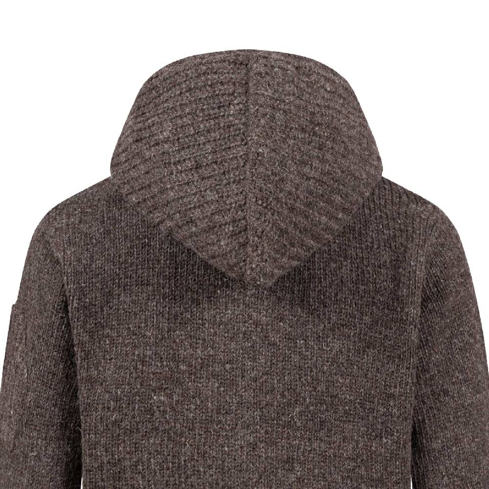 Kunst Und Magie Herren Strickjacke Schurwolle Klassich Nordisch Wolle Jacke mit Kapuze Schurwolle Heißer Verkauf