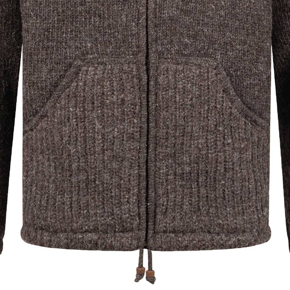 Kunst Und Magie Herren Strickjacke Schurwolle Klassich Nordisch Wolle Jacke mit Kapuze Schurwolle Heißer Verkauf