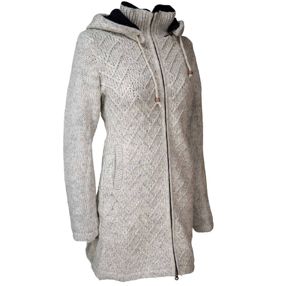 Kunst Und Magie Klassische Damen Strickjacke Kurzmantel Winter Mantel Wolle Jacke Wollmantel Kapuze Neueste Mode