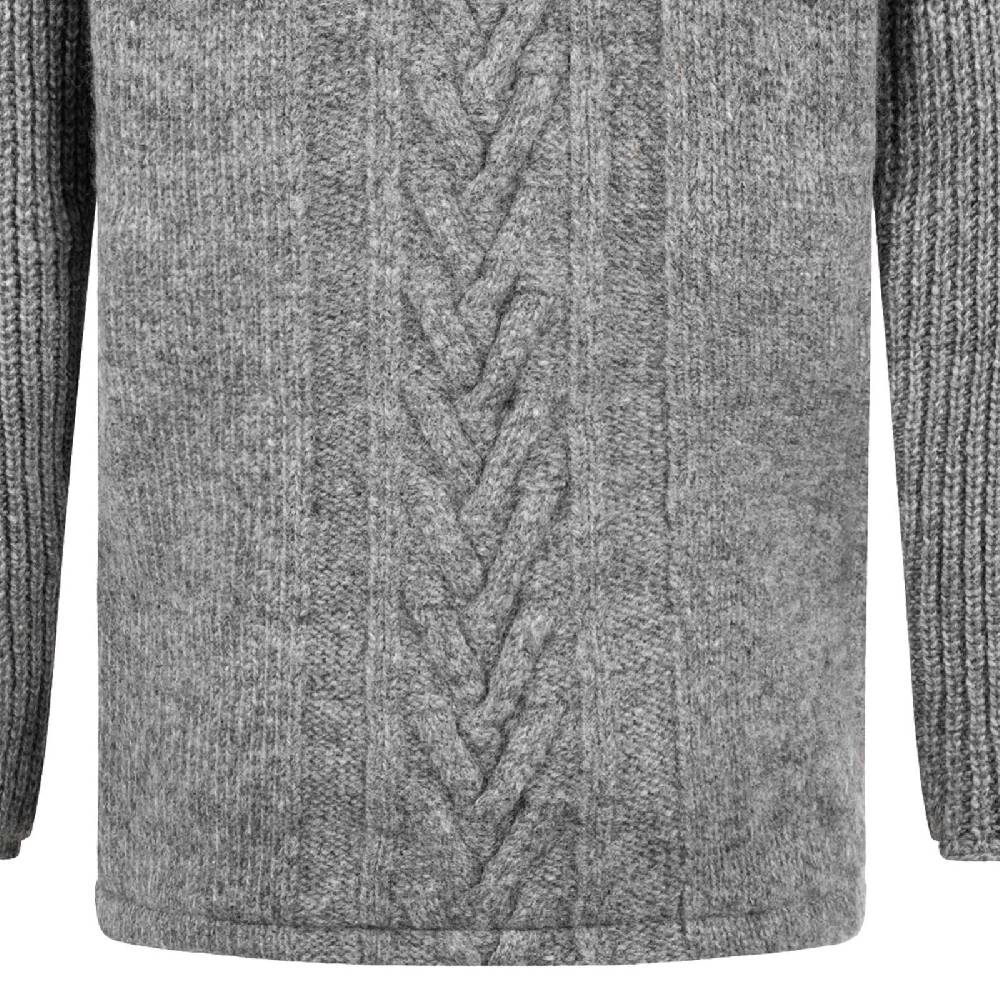 Kunst Und Magie Herren Strickjacke Goa Wolle Jacke Fleecefutter Hochkragen Winterjacke Kurzmantel Kapuze Online Outlet