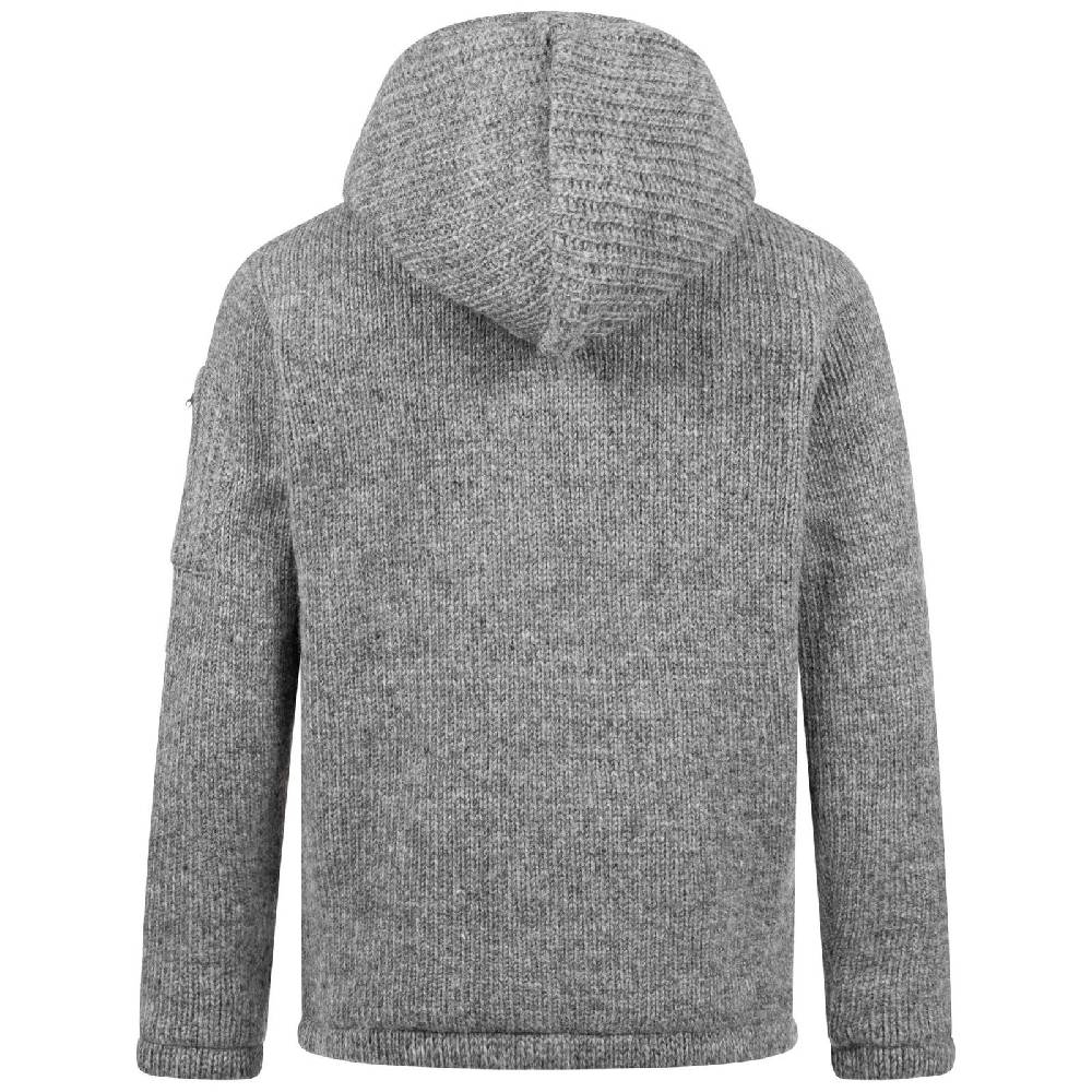 Kunst Und Magie Herren Strickjacke Schurwolle Klassich Nordisch Wolle Jacke mit Kapuze Schurwolle Exklusive Angebote