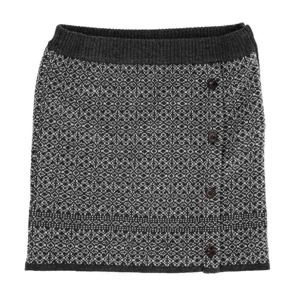 Kunst Und Magie Strickrock Knielanger Rock aus Schurwolle vom Lamm Lammwolle Wollrock Feinstrick Boho Große Rabatte