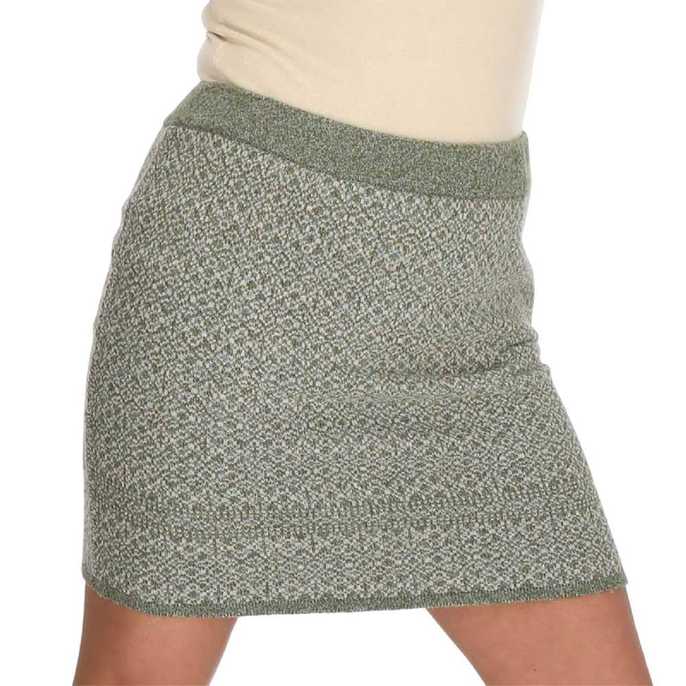Kunst Und Magie Strickrock kurzer Rock Schurwolle vom Lamm Lammwolle Wollrock Feinstrick Boho Neuheiten