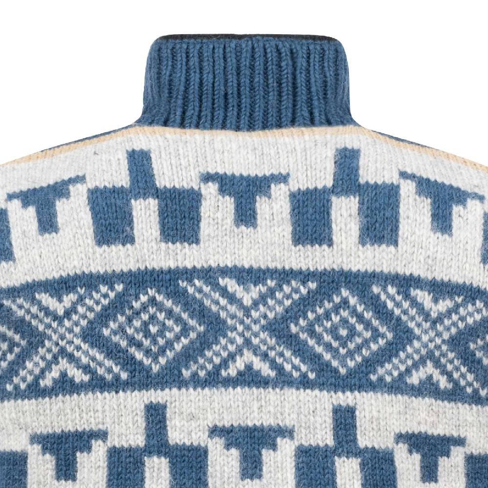 Kunst Und Magie Kunst und Magie Unisex Gilet Ärmellose Weste Strickweste aus Wolle Fleecefutter Winter Aztekenmuster Kauf eins, bekomm eins gratis