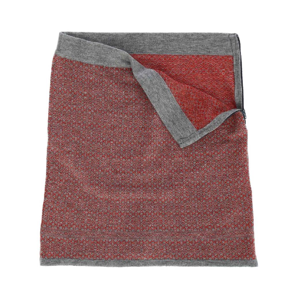 Kunst Und Magie Bunter Strickrock kurzer Rock aus weicher Merinowolle Feinstrick Boho Merino Mini Riesige Ersparnisse