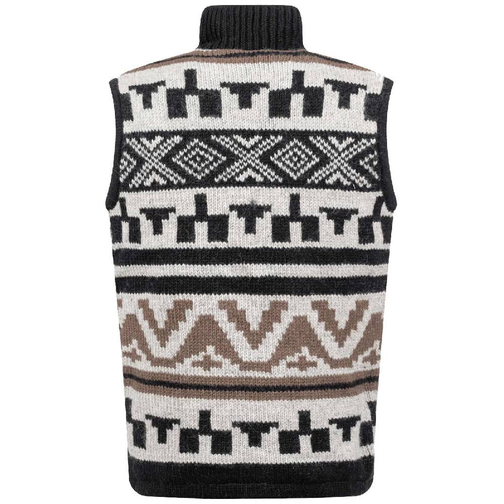 Kunst Und Magie Kunst und Magie Unisex Strickweste aus Wolle mit warmen Fleecefutter Wochenangebot