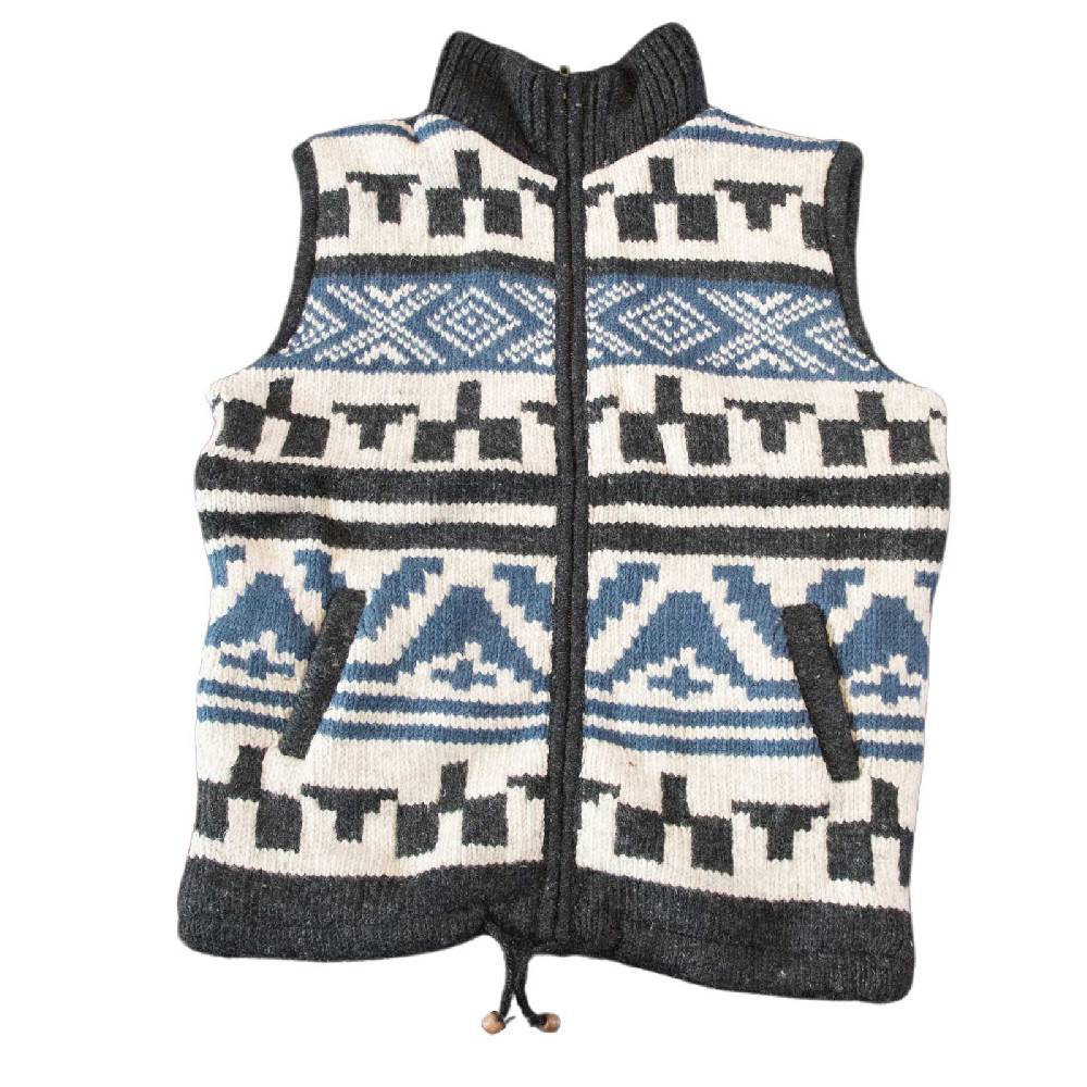 Kunst Und Magie Kunst und Magie Unisex Strickweste aus Wolle mit warmen Fleecefutter Begrenzte Freigabe