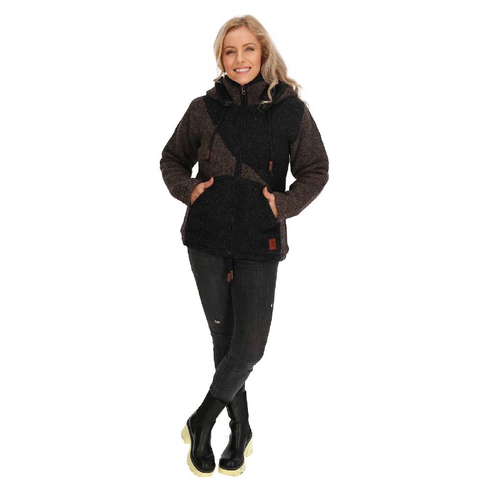 Kunst Und Magie Strickjacke Goa Wolle Jacke Fleecefutter Zipfelkapuze Unisex Fair Letzte 2 Tage