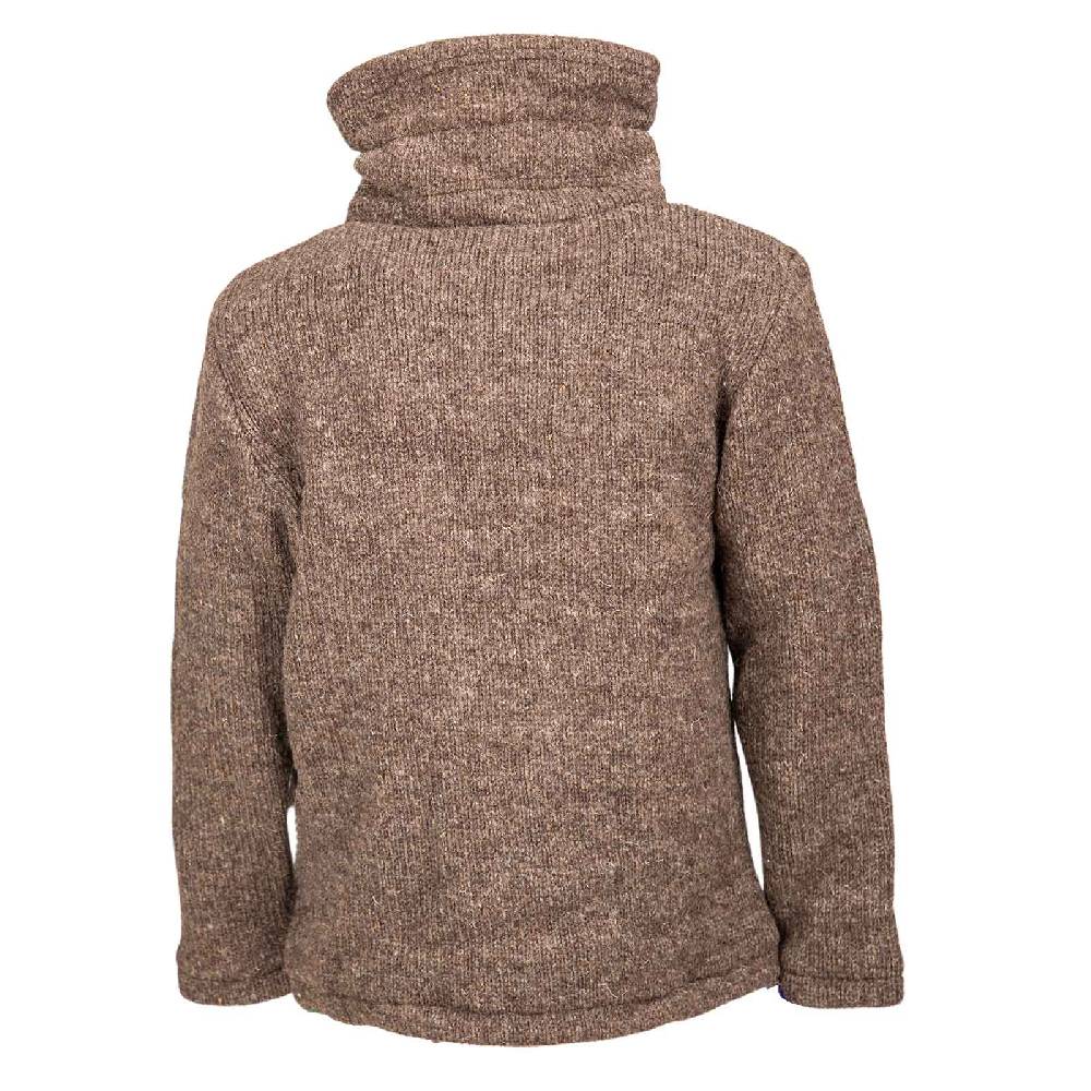 Kunst Und Magie Klassische Strickjacke Wolle Jacke mit Hochkragen Fleecefutter Begrenzt auf 3 Tage