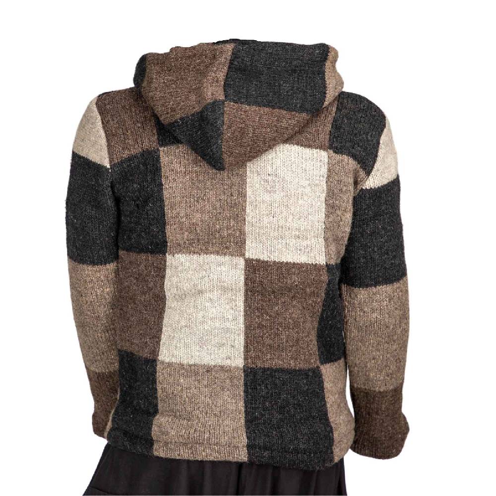 Kunst Und Magie Baja Hoodie Strickjacke Wolle Jacke mit Kapuze Winter Pullover Speichern exportieren