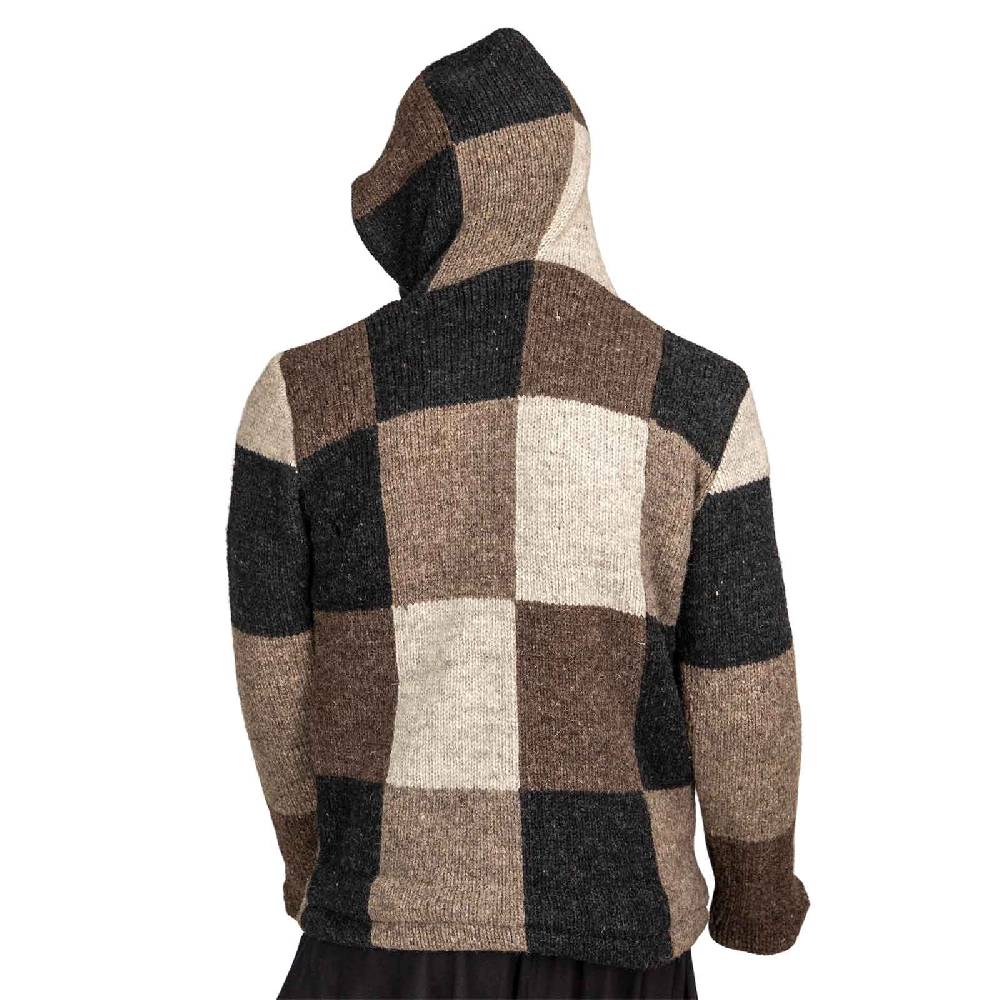 Kunst Und Magie Baja Hoodie Strickjacke Wolle Jacke mit Kapuze Winter Pullover Speichern exportieren