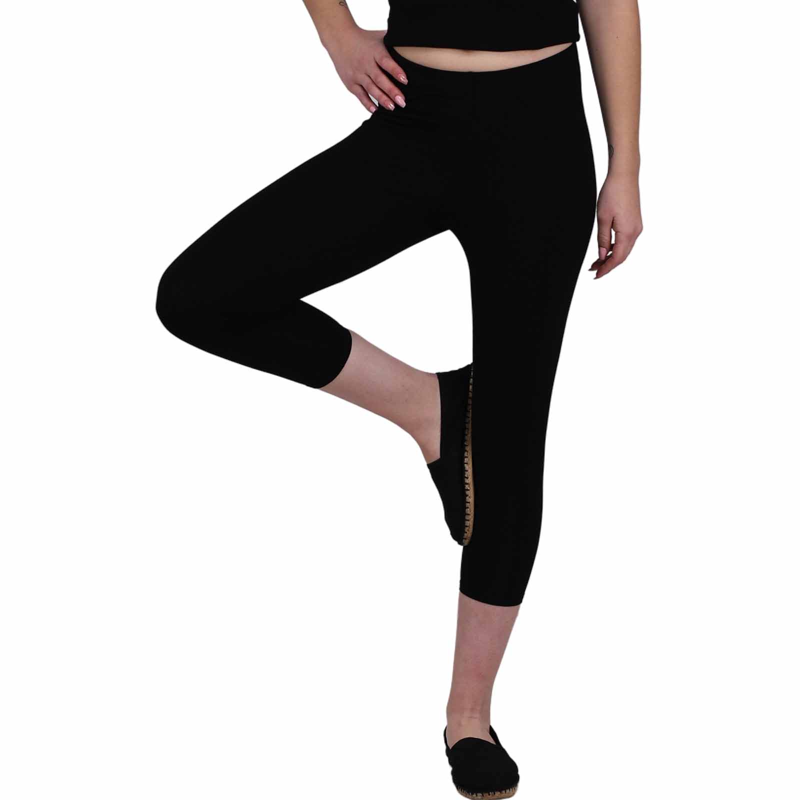 Kunst Und Magie Kunst und Magie Damen Yoga Leggings Atmungsaktive Wellnesshose Yogahose 3/4 Günstiger Verkauf