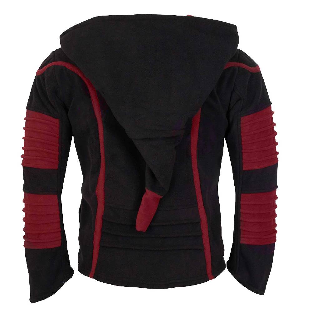 Kunst Und Magie Kunst und Magie Unisex Psy Goa Fleecejacke Zipfelkapuze Fleece Hippie Jacke Hoodie Saisonschlussverkauf