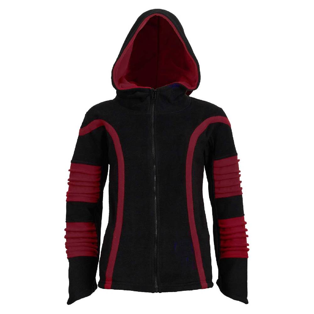 Kunst Und Magie Kunst und Magie Unisex Psy Goa Fleecejacke Zipfelkapuze Fleece Hippie Jacke Hoodie Saisonschlussverkauf