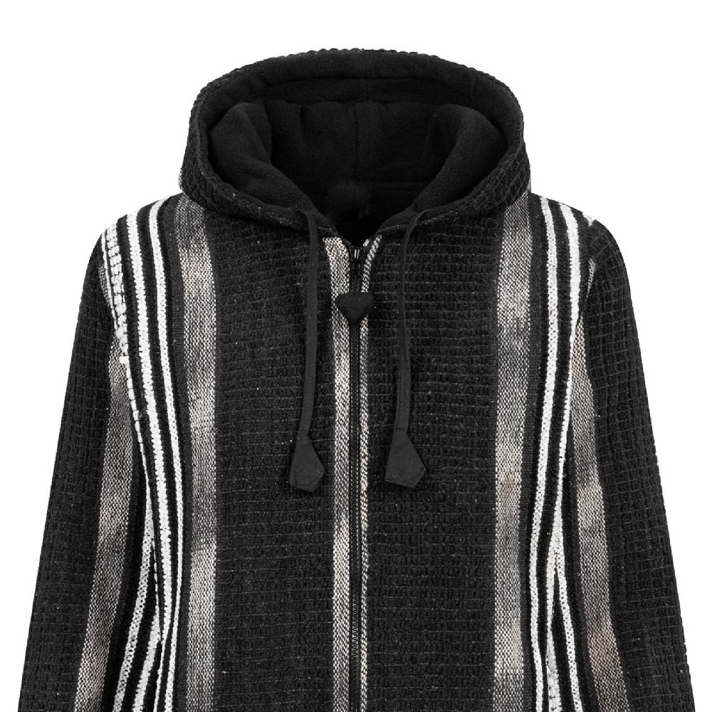 Kunst Und Magie Damen Kurzmantel Jacke mit Kapuze -Hippie Goa Boho Damen Mantel Neueste Mode