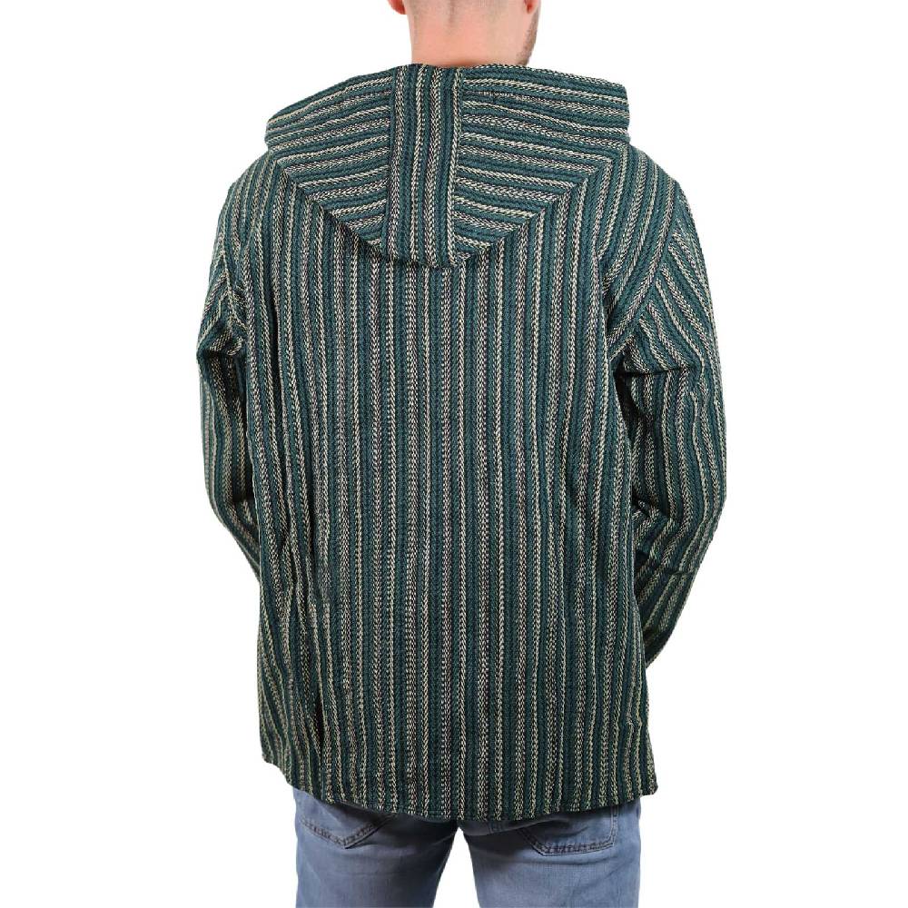 Kunst Und Magie Bunter Kapuzenpulli Kapu Baja Jerga Hoodie mit Kapuze und Kängurutaschen Hippie Goa Blitzangebot