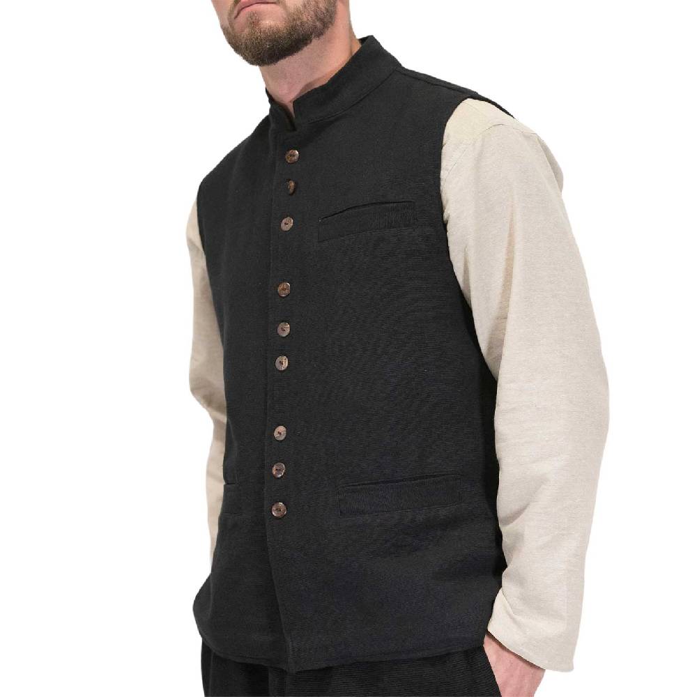 Kunst Und Magie Kunst und Magie Traditionelle Nepal Gilet Herren Hippie Weste Saisonale Angebote