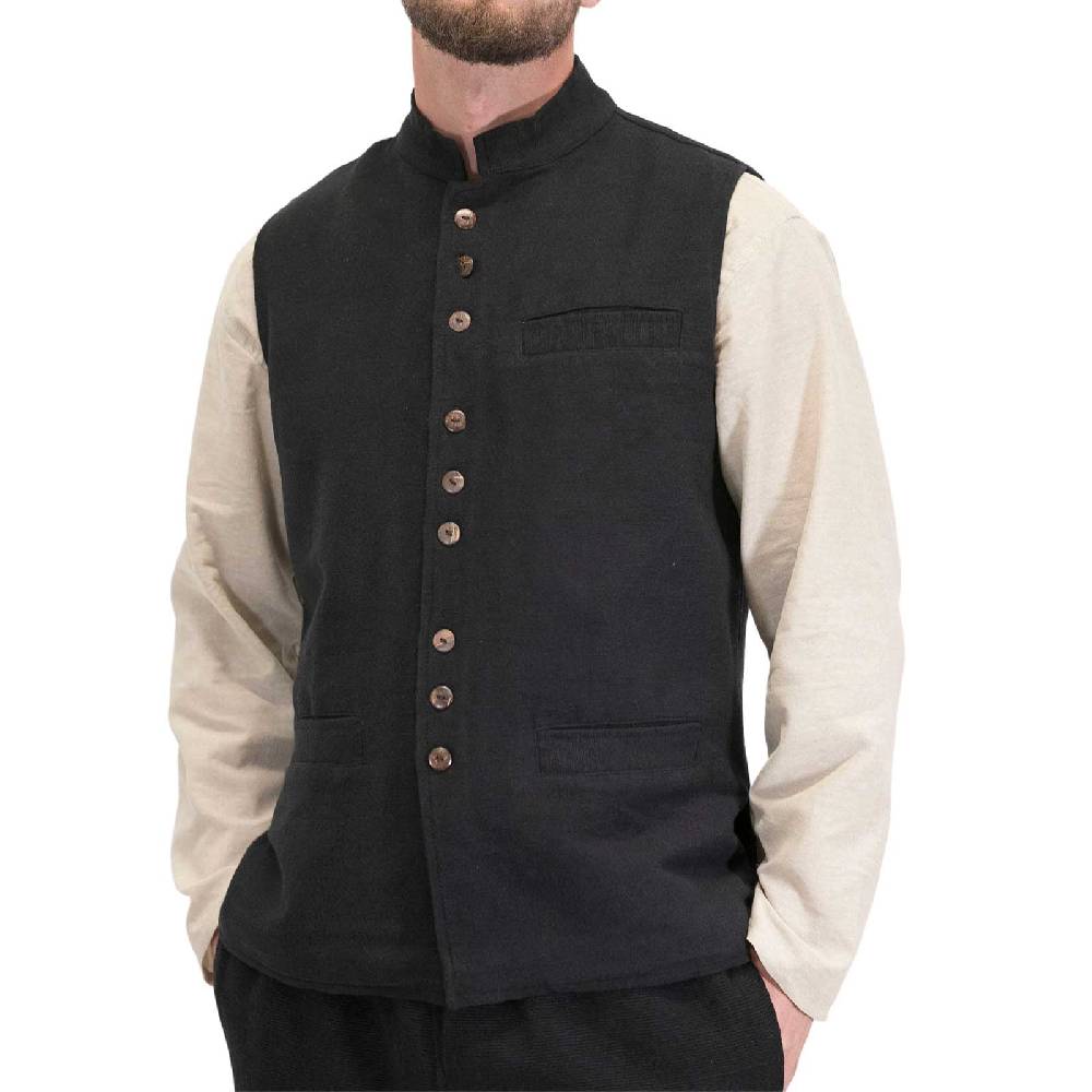 Kunst Und Magie Kunst und Magie Traditionelle Nepal Gilet Herren Hippie Weste Saisonale Angebote