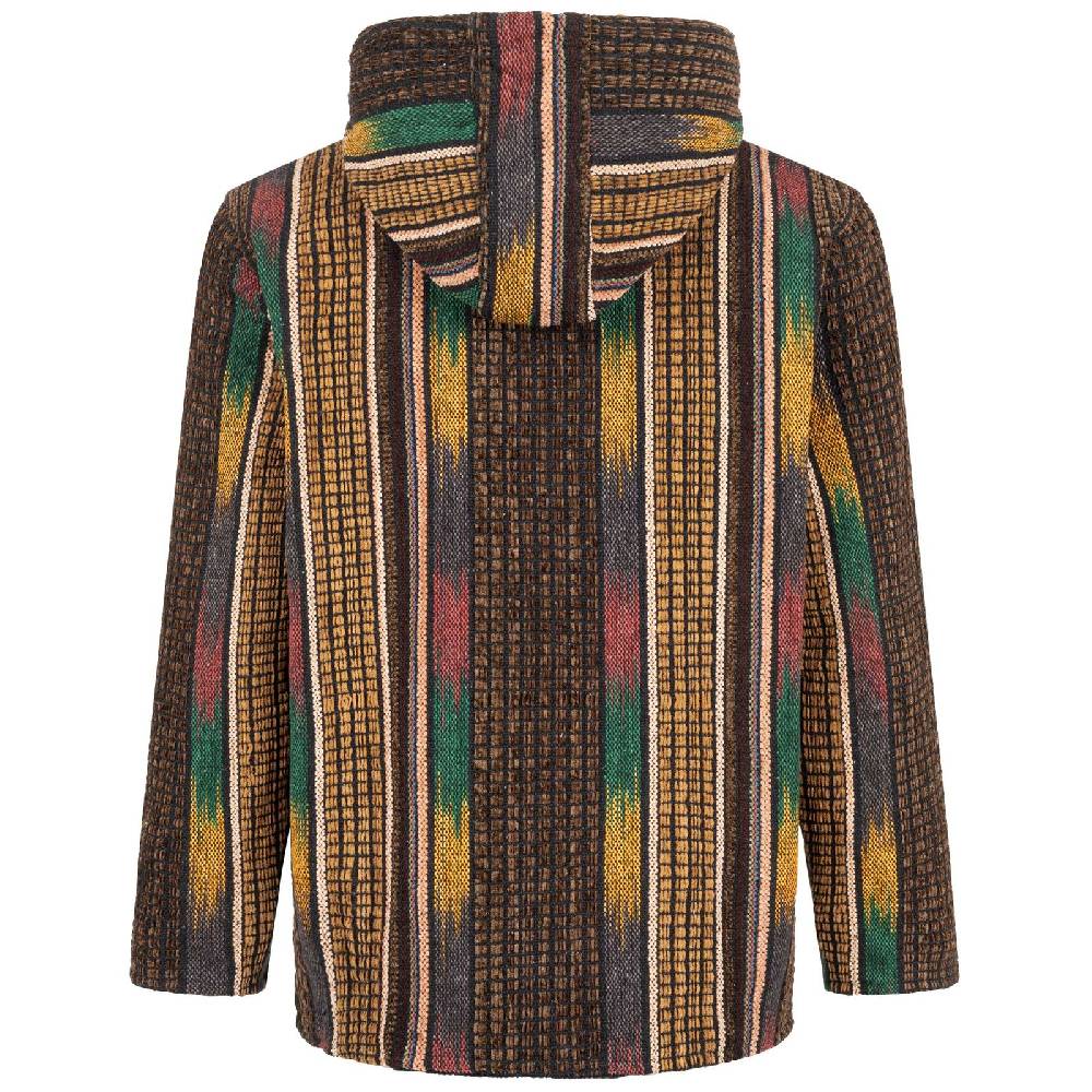 Kunst Und Magie Kapuzenjacke Kapu Hoodie mit Kapuze und Kängurutaschen Hippie Jacke Gheri Nepal Sonderangebote