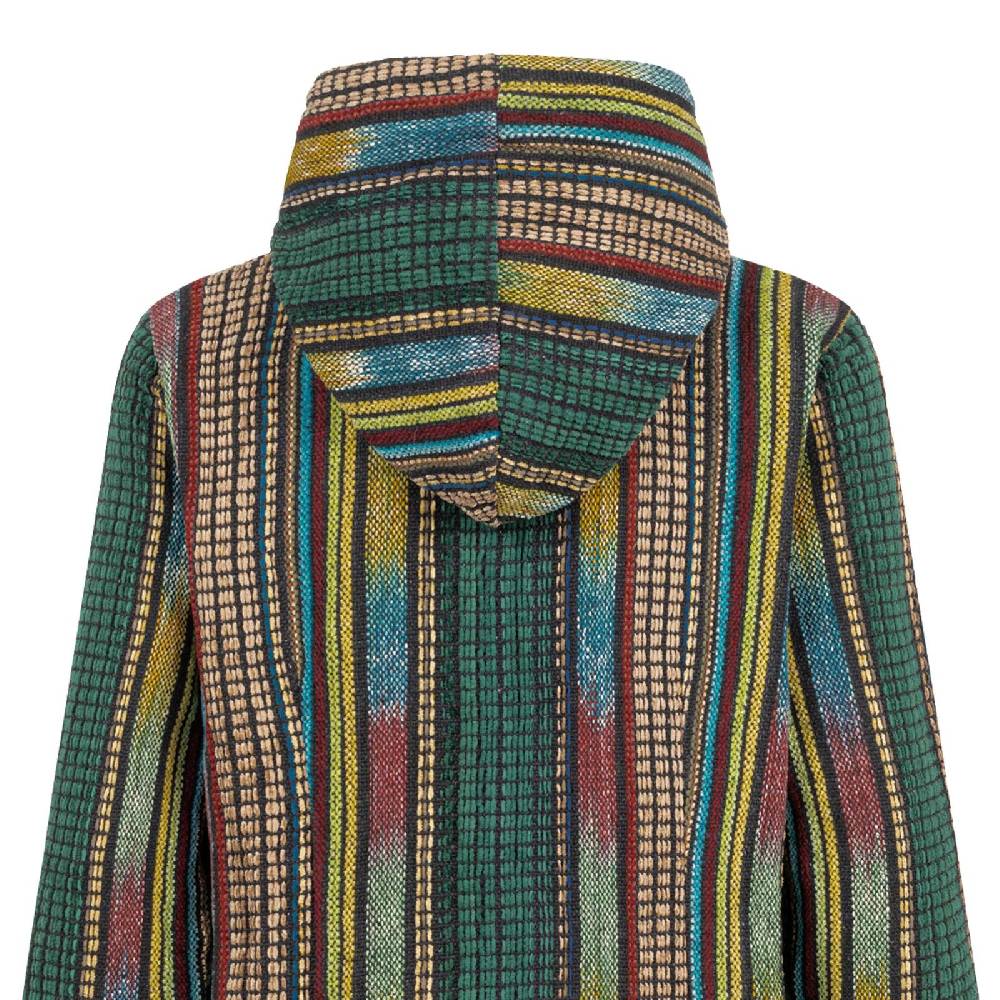 Kunst Und Magie Damen Kurzmantel Gheri Jacke mit Kapuze -Hippie Goa Boho Damen Mantel Wochenangebot