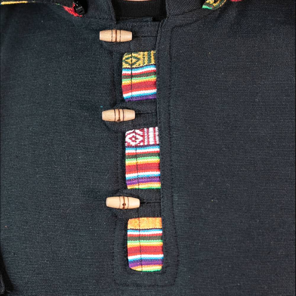 Kunst Und Magie Baja Hoodie Kapuzenpullover mit Fleecefutter und abnehmbarer Kapuze Kostenlose Rückgabe