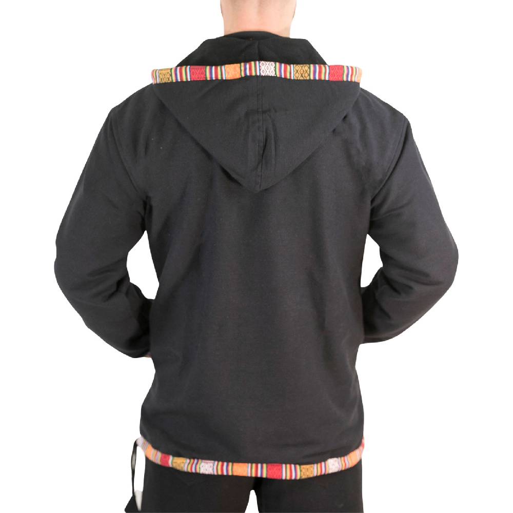 Kunst Und Magie Baja Hoodie Kapuzenpullover mit Fleecefutter und abnehmbarer Kapuze Kostenlose Rückgabe