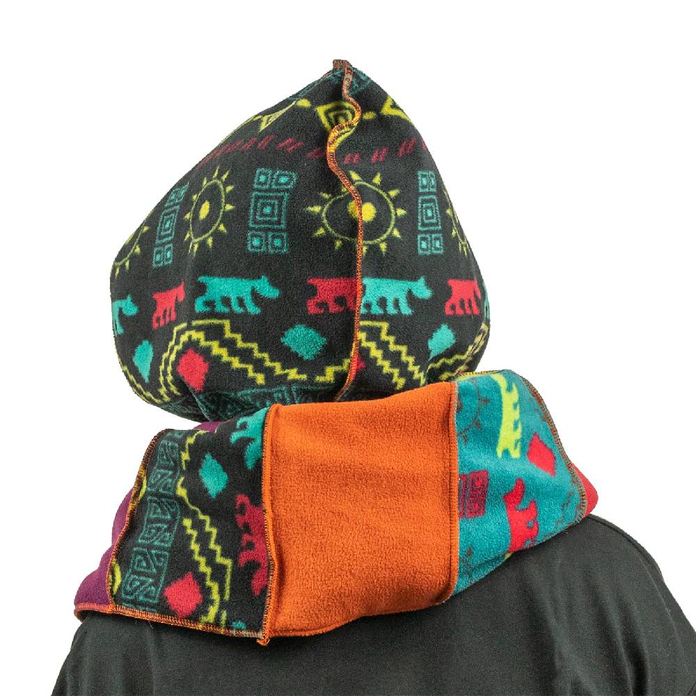 Kunst Und Magie Kunst und Magie Damen Kapuzenschal Schal Loop aus Fleece Bis zu 55% Rabatt