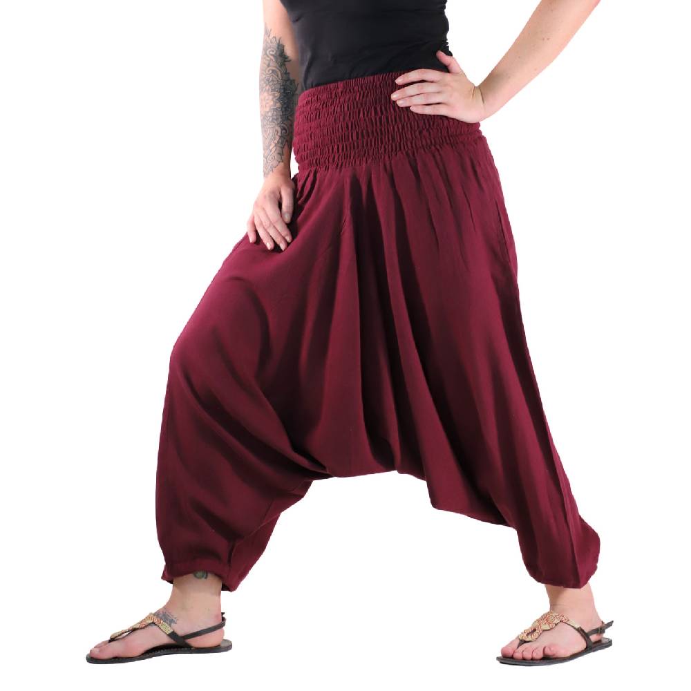 Kunst Und Magie Kunst und Magie Unisex Orientalische prewashed Haremshose Pluderhose Pumphose Begrenzt auf 3 Tage
