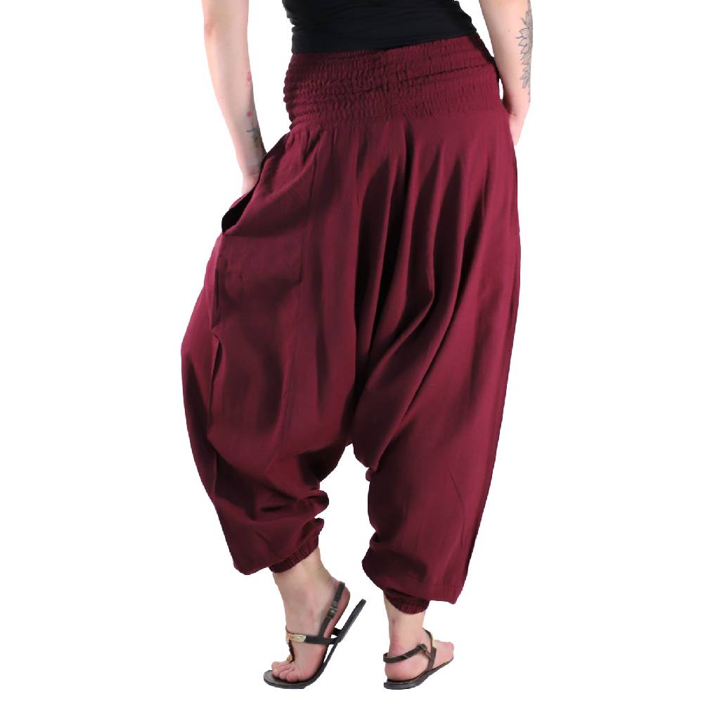 Kunst Und Magie Kunst und Magie Unisex Orientalische prewashed Haremshose Pluderhose Pumphose Begrenzt auf 3 Tage
