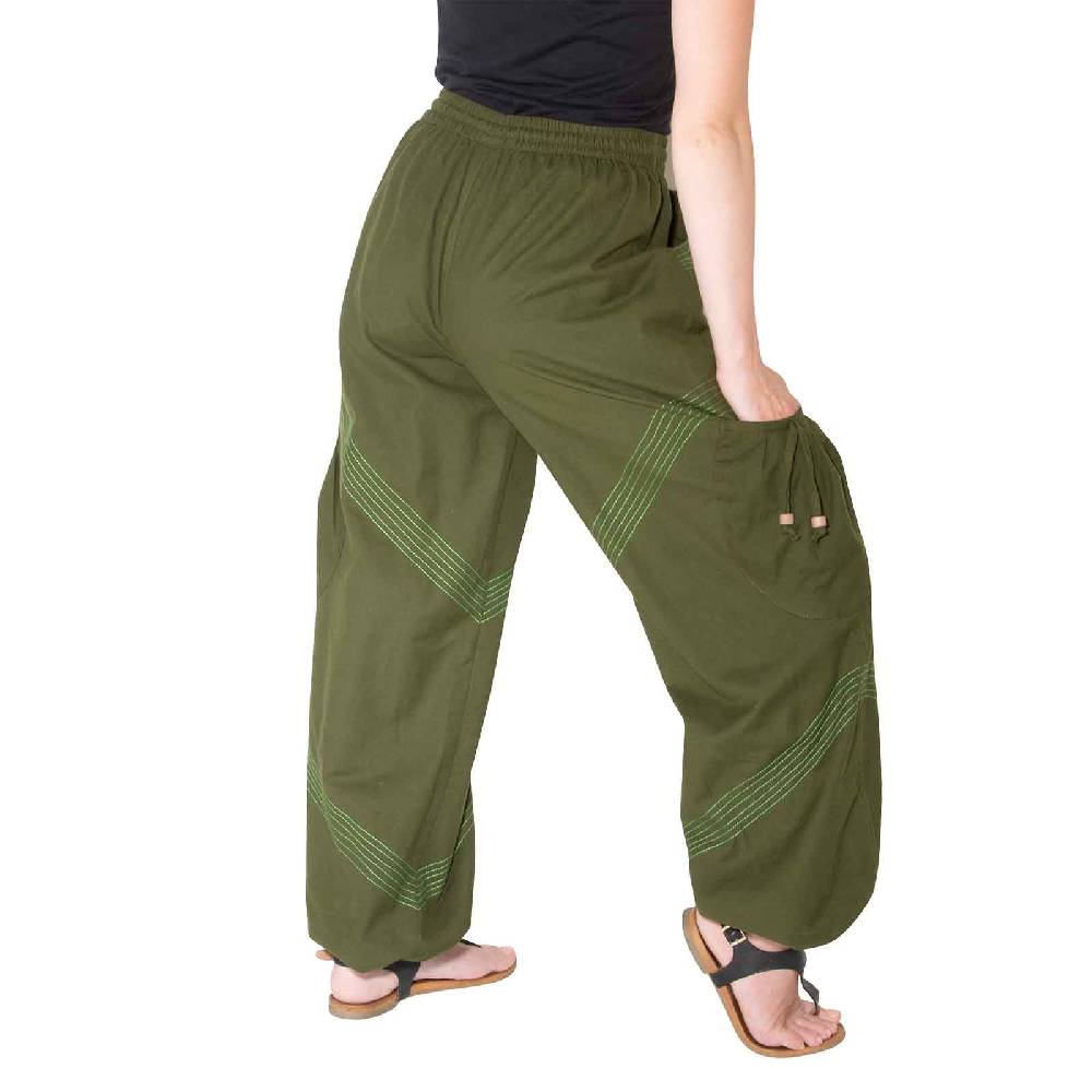 Kunst Und Magie Kunst und Magie Unisex Goa Pluderhose in klassischen Farben Speichern exportieren