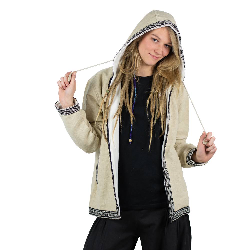 Kunst Und Magie Kunst und Magie Unisex Baumwolljacke mit Fleecefutter und Kapuze Online