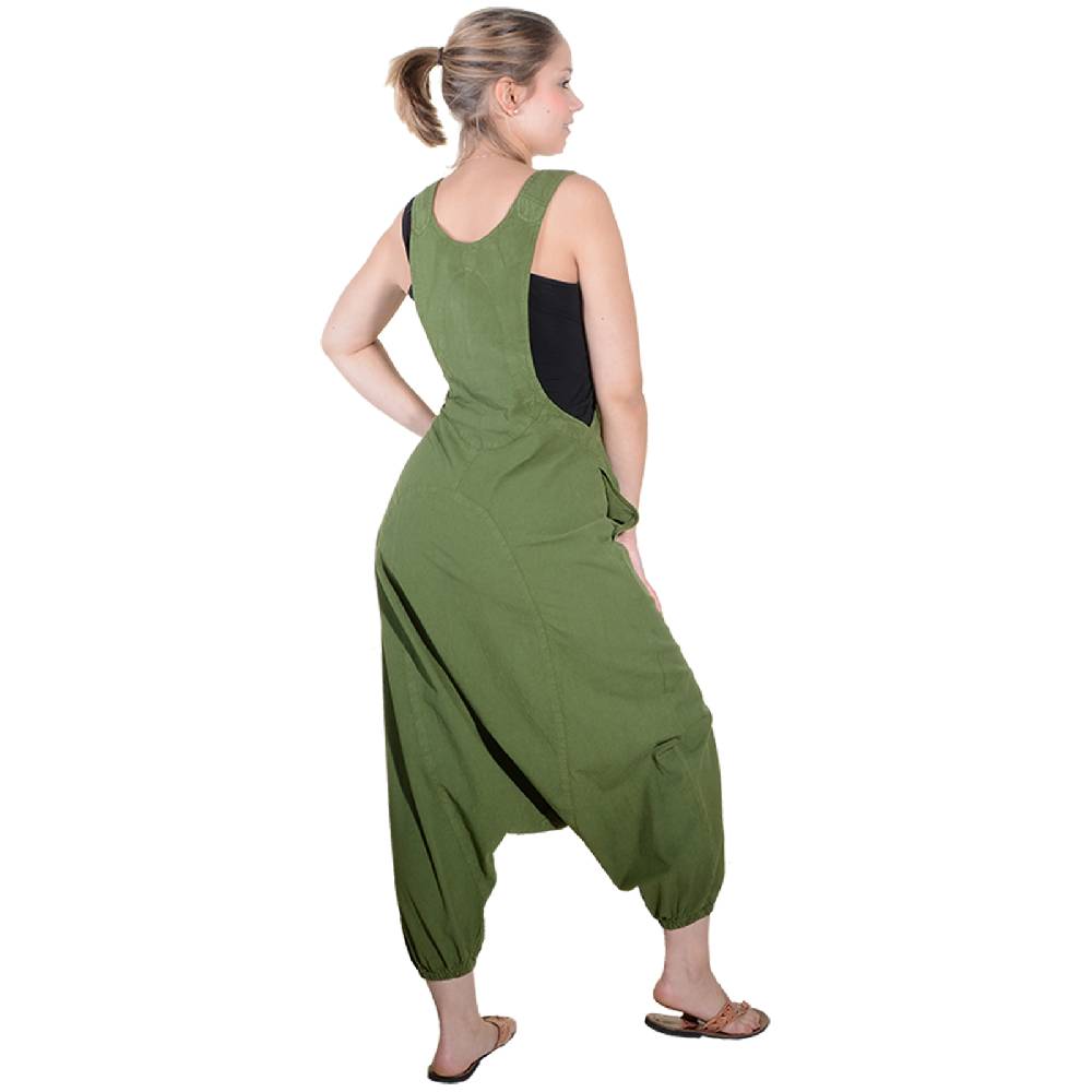 Kunst Und Magie Kunst und Magie Hippie Latzhose Haremshose Hose Psy Goa 70er Overall Schlussverkauf