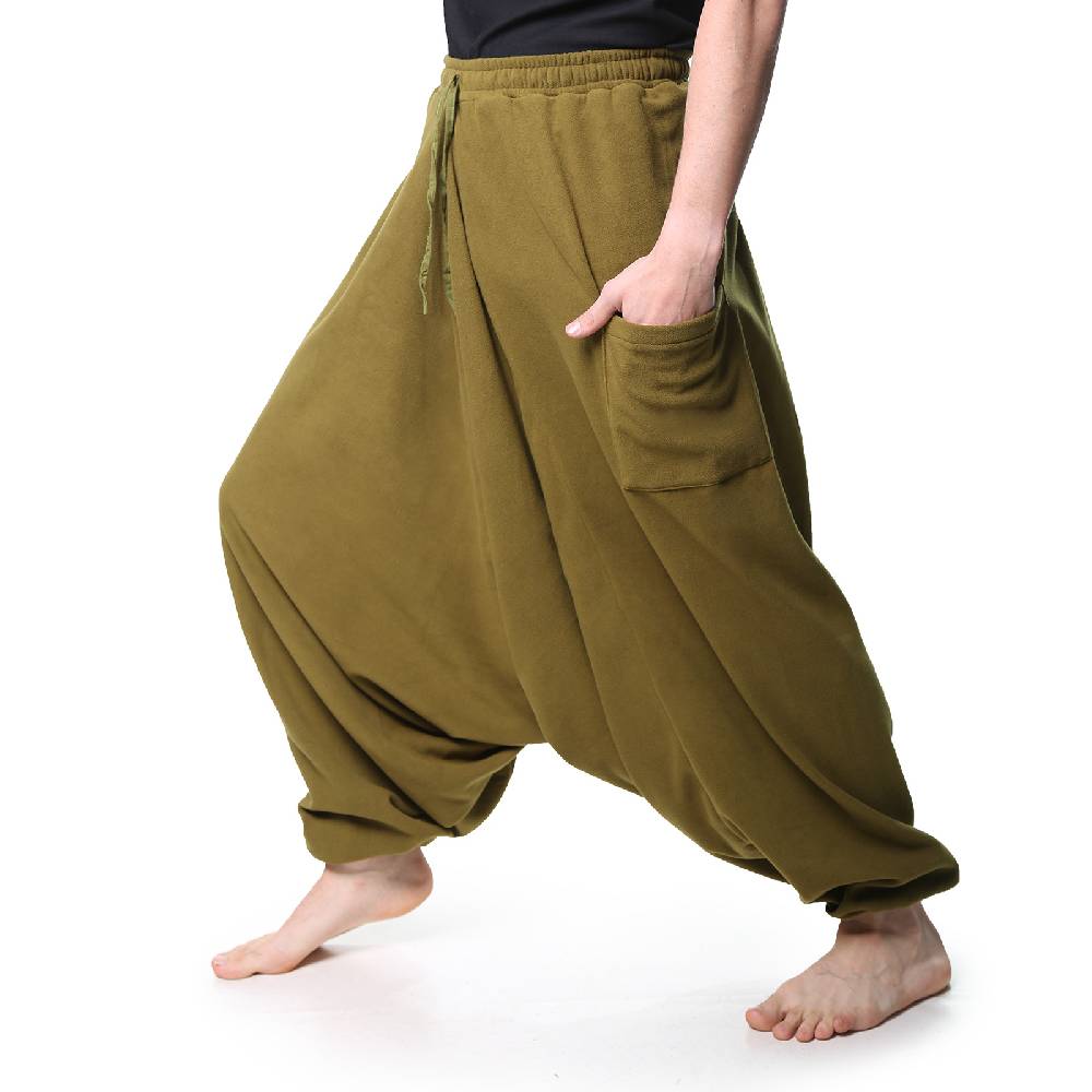 Kunst Und Magie Kunst und Magie Unisex Fleecehose ALADINHOSE Thermo Haremshose Fabrikpreis