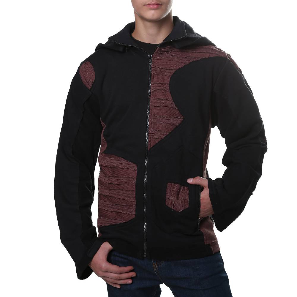 Kunst Und Magie Kunst und Magie Herren Goa Sweatjacke aus Baumwolle Punk Goth Hoody Flash Sale