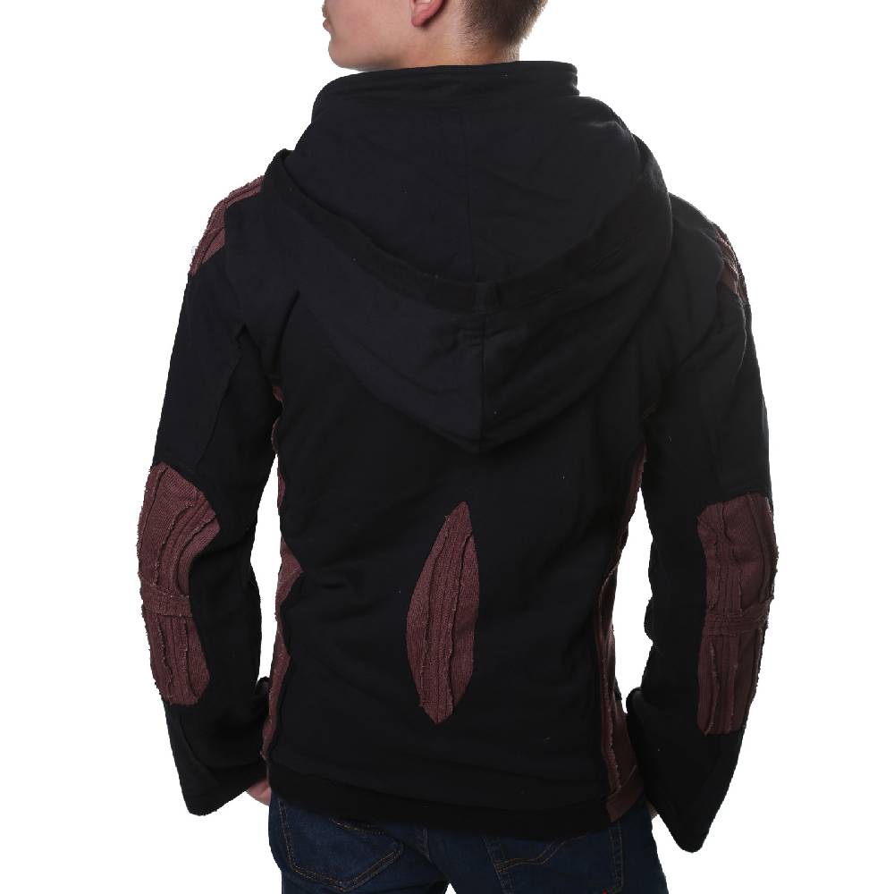 Kunst Und Magie Kunst und Magie Herren Goa Sweatjacke aus Baumwolle Punk Goth Hoody Flash Sale