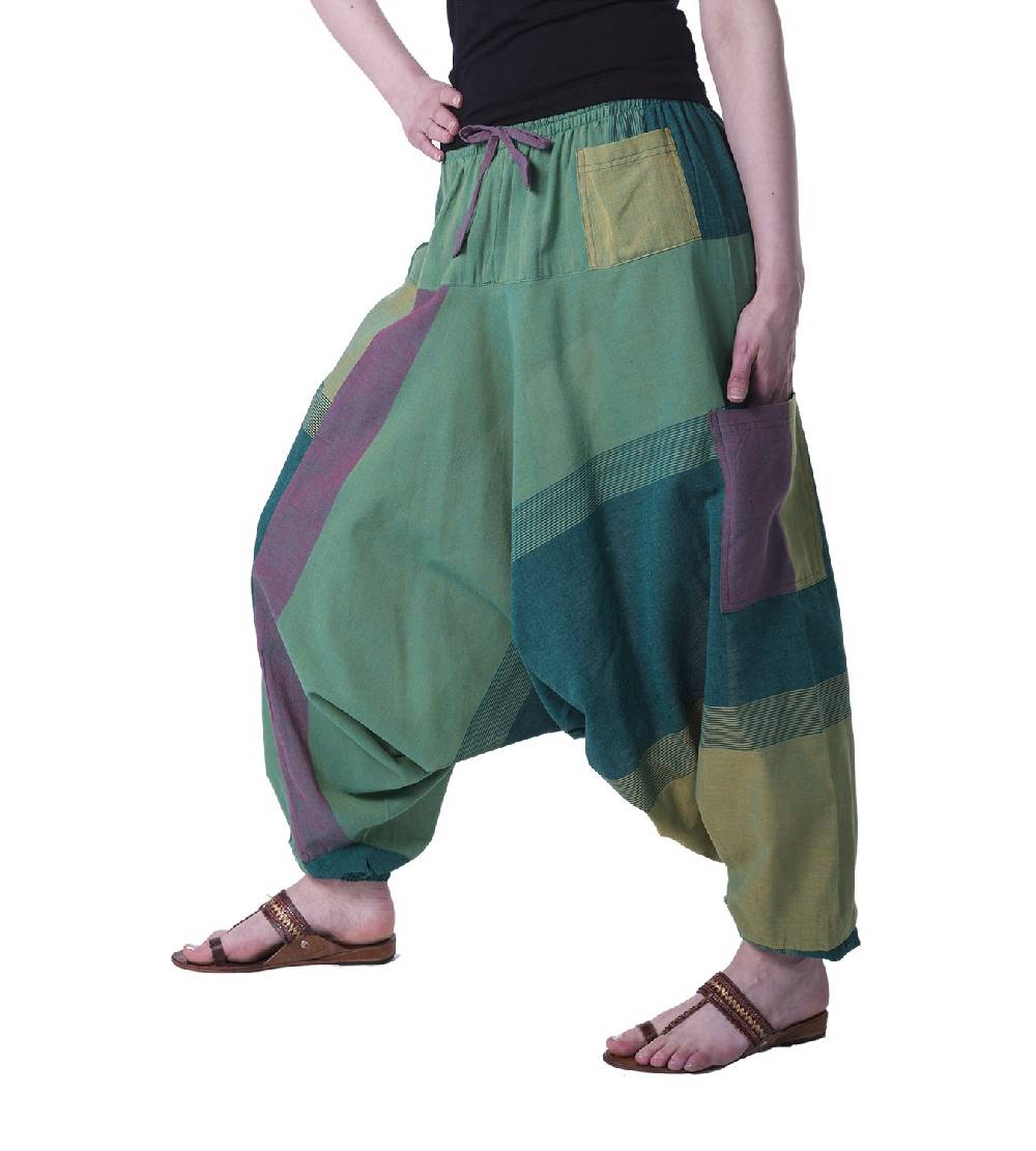 Kunst Und Magie Kunst und Magie Bunte Aladin Haremshose Pumphose Pluderhose Harem Hippie Muttertagsangebot