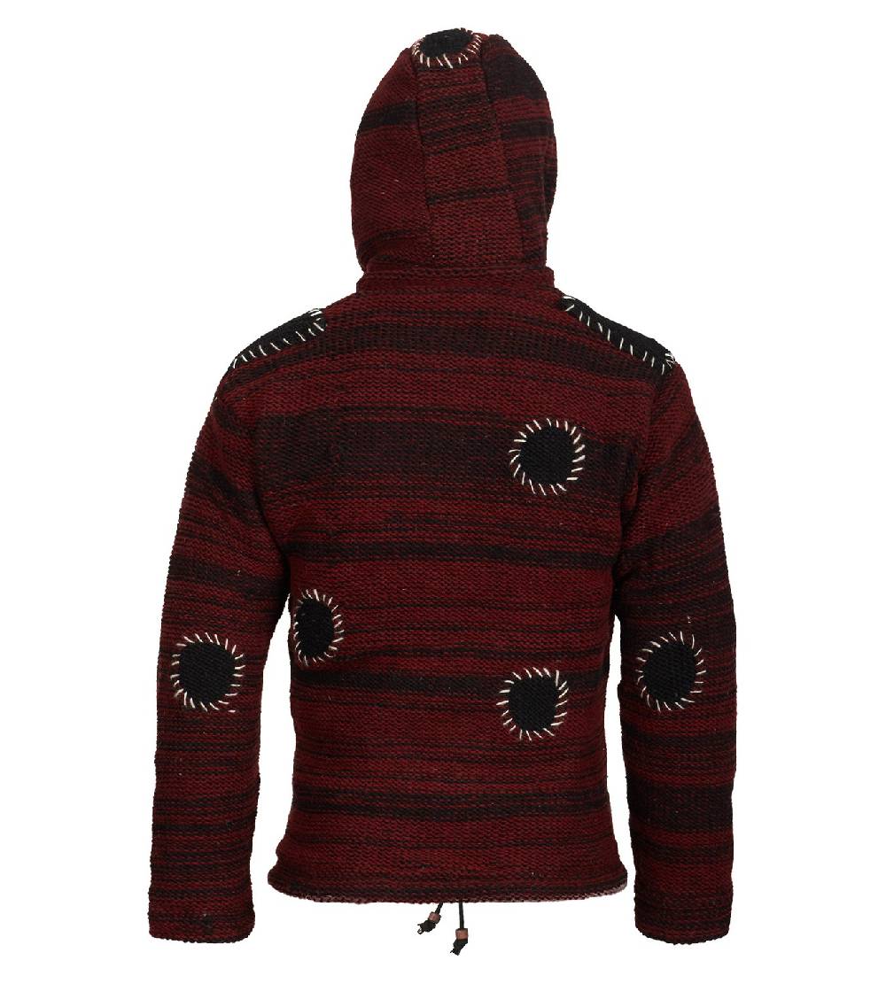 Kunst Und Magie Kunst und Magie Strickjacke mit Fleecefutter Strickpullover Heißer Verkauf
