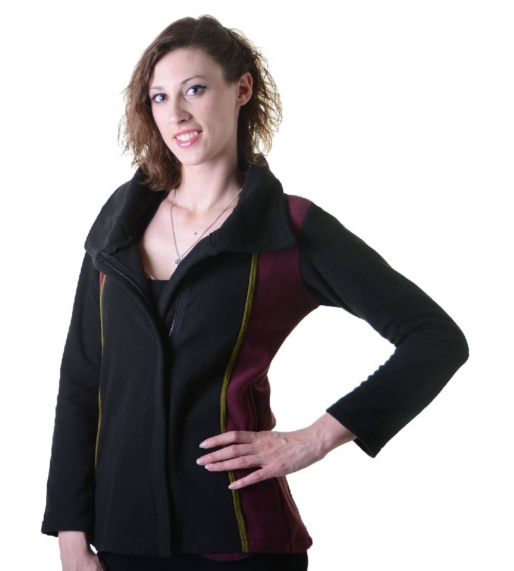 Kunst Und Magie Kunst und Magie Damen Fleecejacke Goa Psy Hippie - Boho Jacke Bestseller