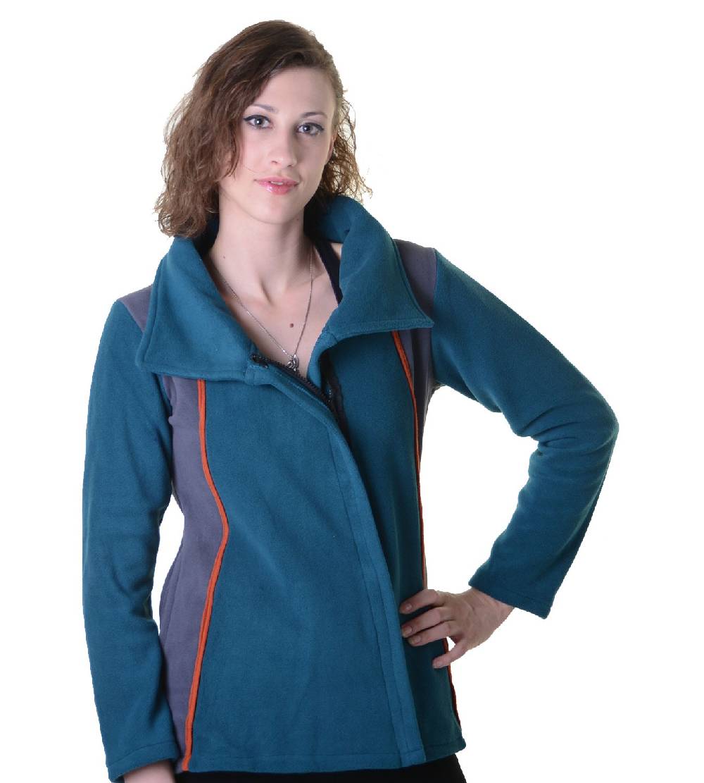 Kunst Und Magie Kunst und Magie Damen Fleecejacke Goa Psy Hippie - Boho Jacke Bestseller