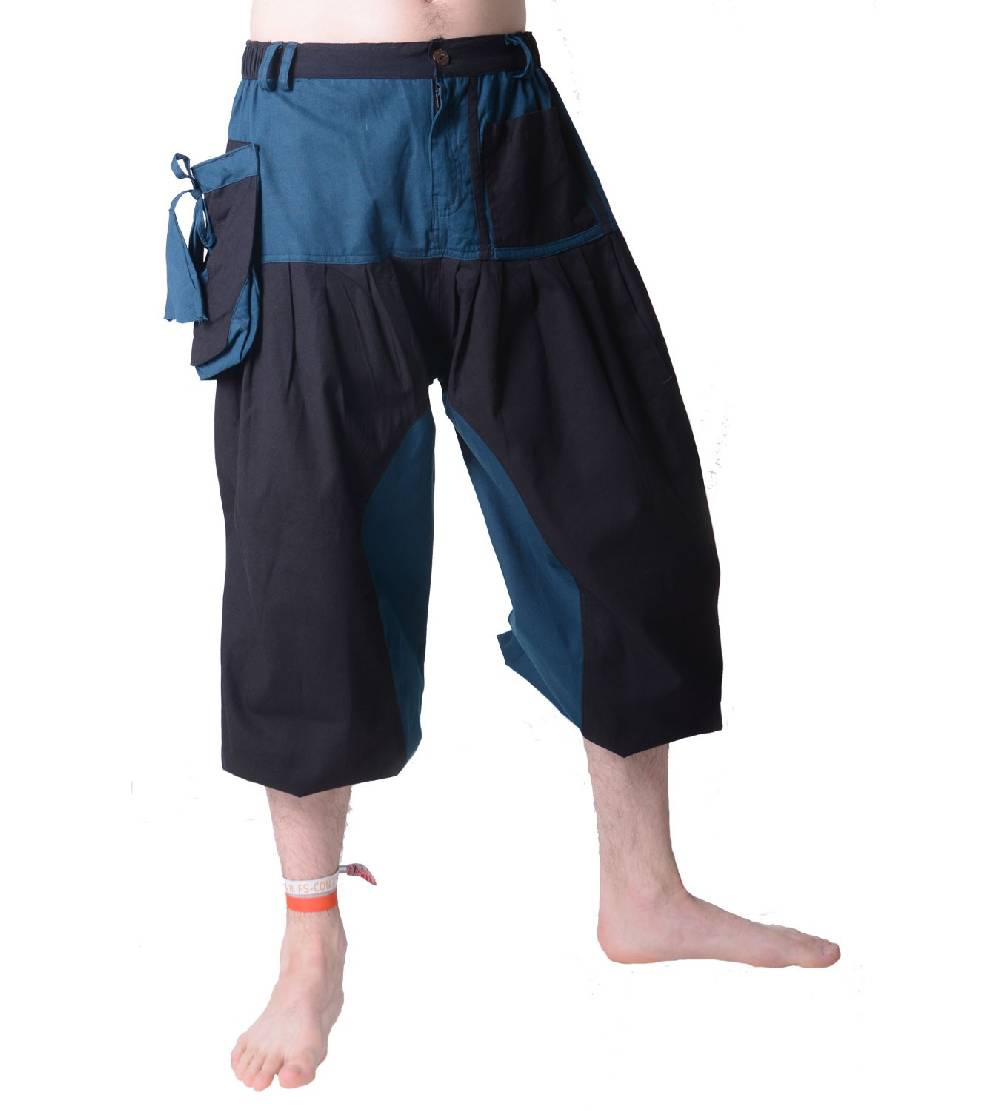 Kunst Und Magie Kurze Hose Dreiviertelhose - Herren Goa Hippie Freizeithose Sommerhose Sonderangebote