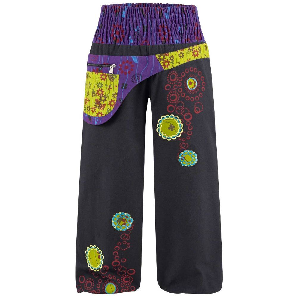 Kunst Und Magie Kunst und Magie Damen IBIZA Strandhose Wellnesshose Pluderhose in verschiedenen Farben Neueste Stile