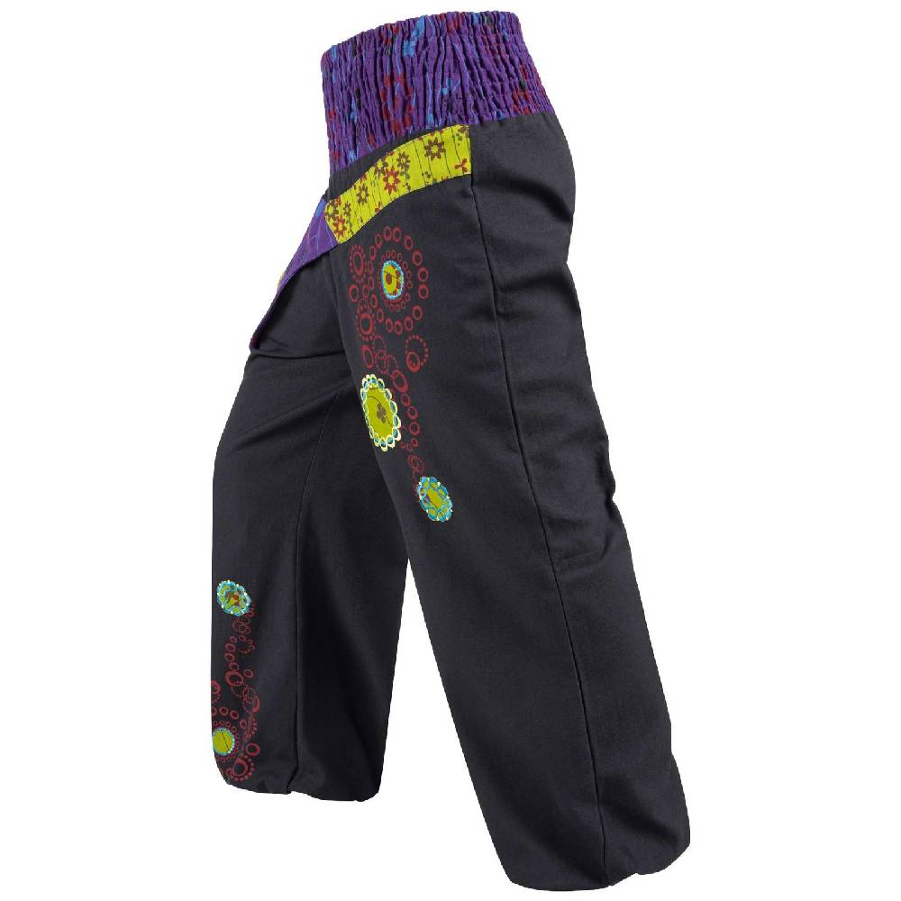 Kunst Und Magie Kunst und Magie Damen IBIZA Strandhose Wellnesshose Pluderhose in verschiedenen Farben Neueste Stile